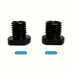 TEMU 각도 그라인더 변환 어댑터 2개 세트 - M10 to M14/M16 금속 나사산 어댑터 키트, 매니아 및 전문가에게 적합, 전문적인 연마 디자인, 견고한 금속 구조 및 고품질 나사산 특징.
