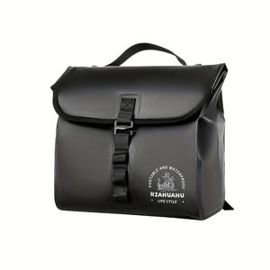 TEMU 대용량 전면 핸들바 가방 - 자전거, , 전기자전거 호환 - 탈착식 스트랩이 있는 헤비듀티 바이크 보관 파우치, 전면 마운트 정리 가방 & 기어, 도구, 간식, 물병용 멀티 포켓