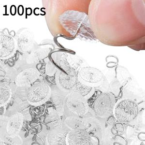 TEMU 100개, 투명 매트리스 고정 핀, 소파 쿠션 고정 클립, 장식용 디자인 핀 및 침대 스커트 클립, 가구 장식, 소파 커버, 차량 천장 라이너 및 침구 액세서리용