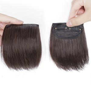 TEMU 여성을 위한 헤어 토퍼 2개 세트, 눈에 띄지 않는 클립형 합성 헤어 익스텐션, 얇은 머리카락을 위한 볼륨 제공, 데일리 착용