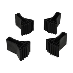 TEMU 4개 세트 헤비듀티 알루미늄 합금 텔레스코핑 사다리 - 미끄럼 방지 발판 포함, 지붕 접근, 창문 청소용 경량 접이식 사다리