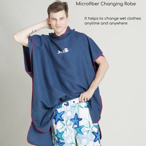 TEMU 1개 성인용 빠른 건조 마이크로화이버 목욕 시트 & 비치 타월 후드 가운 - Dion 주문용 (색상 고정 성능) - 수영장, 서핑, 스파용 부드럽고 흡수력 좋은 수영복 - 손세탁 전용