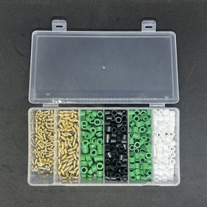 TEMU R410/R22 시스템용 500개 에어컨 냉매 충전 키트, 밀봉 링, 개스킷 및 이젝터 핀 포함