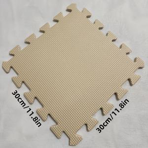 TEMU 80개 인터로킹 타일, 홈짐 호환 퍼즐 바닥 매트 - 방수 미끄럼 방지 인터로킹 시스템, 내구성 쿠션 포함, 실내/야외 사용 가능 (침실, 거실, 짐) - 조립형 (그레이//)