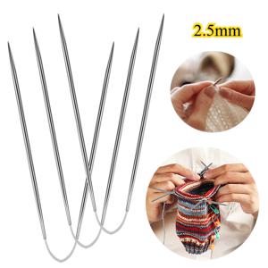 TEMU 3pcs 원형 양모 바늘 세트, 금속 케이블, 스웨터, 모자, 양말, 양모 공예용 교체 가능한 루프 바늘, 스티치 홀더 및 커넥터 캡 포함, 블랙 및 라이트 그레이