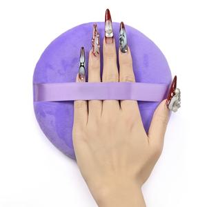 TEMU 1개-15cm 초대형 메이크업 스펀지 퍼프 - 소프트 벨벳 화장품 스펀지, 파운데이션, 파우더 및 블러시 애플리케이션용 - 향수 없는, 수분 흡수성 폴리우레탄(PU) 미용 도구, 미용 도구| 부드러운 질감 스펀지| 향수 없는 미용 제품