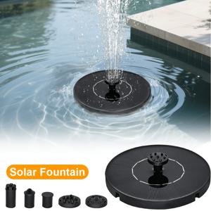 TEMU 태양광 부유식 분수 키트, IPX8 방수, 6개 DIY 노즐 포함, 야외·조경·어항·정원·연못 등 다양한 장소에 적합한 완전 자동 휴대용 태양광 분수