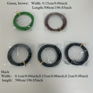 TEMU 5롤 분재 와이어 및 분재 도구 세트, 164피트 포함 (1mm, 1.5mm, 2mm 알루미늄 와이어) - 실내용 분재에 적합