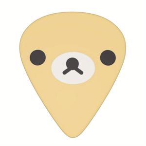 TEMU 10개 카툰 기타 픽 - 검은 눈과 흰 입이 있는 재미있는 캐릭터 디자인, 밝은 색상, 내구성이 뛰어난 ABS 소재, 기타 및 우쿨렐레에 적합, 이상적인 휴일 선물, 기타 액세서리