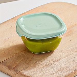 TEMU 미니 휴대용 보관 용기 (핫팟 소스, 샐러드 볼, 피클 보관용), 주방 유리 재질