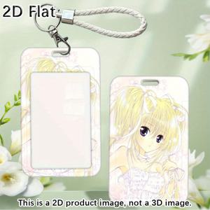 TEMU 1개 Keepdo 슈고-차라 카드 홀더 키체인 - 귀여운 애니메이션 소녀 디자인과 표현력 있는 눈, 파스텔 컬러 (핑크, 화이트, 골든, 블랙) - 일본 만화 캐릭터, ID, 학생증, 버스, 사무실 카드 호환 - 스크래치 방지 보호 커버 & 평면 2D 홀더, 슈고-차라 팬을 위한 제품