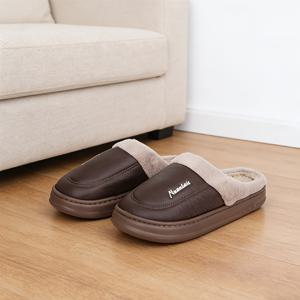 TEMU 따뜻한 슬리퍼 - 두꺼운 미끄럼 방지 EVA 밑창, 스트랩 클로저, 부드러운 안감, 내구성 있는 실내화 | 겨울 부티, 바닥용 슬리퍼 (외부 사용 불가)|슬리퍼|실내화|여성슬리퍼