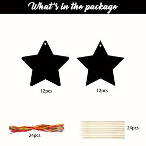 TEMU 스타 스크래치 카드 - 매직 컬러 공예 키트 DIY 종이 아트 스크래치 스타 장식, 파티 용품, 할로윈, 크리스마스, 생일 선물 장식