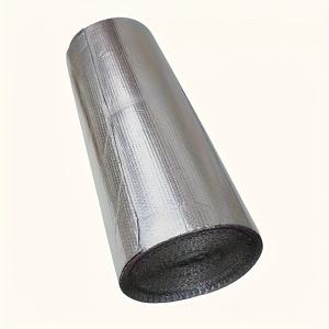 TEMU 19.69인치 x 393.7인치 알루미늄 호일 단열 패드 - 반사 단열 장벽, 방화 엔진 후드 및 벽 라이닝, 소음 감소 및 온도 제어, 내구성 있는 단열 패드/반사 표면/장기 단열