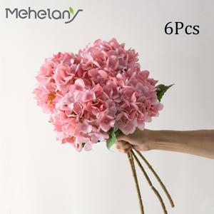 TEMU 6개입 핑크 대형 리얼리스틱 인조 수국, 18.5인치 완전 시뮬레이션 플라워, 부케, 테이블 센터피스, 실내 홈 데코, 야외 웨딩 테이블 장식, 오피스, 팜하우스 스타일, 어머니날 발렌타인데이 선물