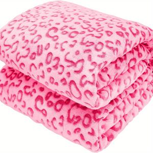 TEMU 커다란 호랑이무늬 패턴의 포근하고 부드러운 담요 1장 - 소파, 침대, 사무실, 거실, 캠핑용으로 제작된 자카드 플리스와 플란넬 담요|쇼파침대