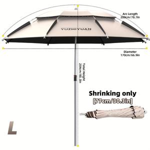 TEMU 다른 배치로 인해 로고 디자인은 달라집니다. 우산 막대는 무작위로 배송됩니다. 유 지 원 싱글팩 햇빛 가리개 우산, 비치 우산, 마당 우산, 낚시 우산은 세단 디자인으로 컴팩트하고 휴대 가능합니다.