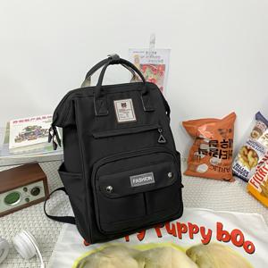 TEMU 새로운 여성용 대용량 백팩, 캐주얼 스타일 가방.