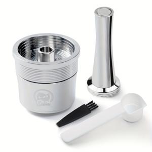 TEMU 커피 분말을 위한 스테인레스 스틸 재사용 가능한 캡슐 충전 쉘, Illy 커피 기계 X7.1/Y3/Y5와 호환 가능