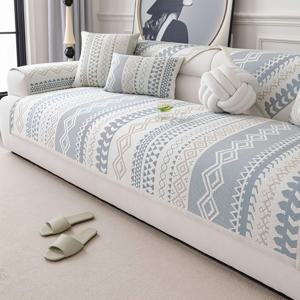 TEMU 사계절용 유니버설 쿨 소파 쿠션, 소파 커버, 천 타월, 신제품 라이닝 가죽 소파 쿠션