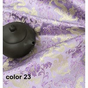 TEMU 50cm x 75cm 두꺼운 중국 브로케이드 원단 - 100% 폴리에스터 자카드 직조, 정교한 용 무늬, 생생한 색상, 재봉틀용, DIY 공예, 선물 상자 제작 및 홈 데코, 장식용 원단, 고급스러운 질감