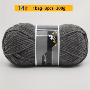 TEMU 245개 뜨개질 바늘 양모 털실, 손뜨개 두꺼운 양모 털실, 패셔너블하고 따뜻한 스카프, 모자, 스웨터, 코트, 장갑 제작에 적합한 뜨개질 재료