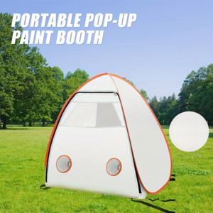 TEMU 포근한 스프레이 페인트 텐트, 휴대용 접이식 DIY 가구 쉘터, 빠른 설치, 화이트
