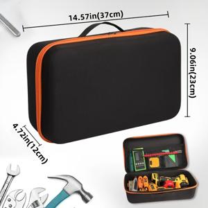 TEMU 정비공, 전기기사, DIY용 고강도 휴대용 공구 파우치 - 공구, 렌치, 드라이버 및 소형 부품을 위한 넉넉한 내부 공간의 내구성 있는 패브릭 수납 가방 (현장 작업 및 공사장용)