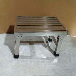 TEMU 16가지 시나리오 사용 가능, 스테인리스 스틸 접이식 스툴, 휴대용 접이식 홈&아웃도어 스툴, 다기능 아웃도어 여행 낚시용 낮은 스툴