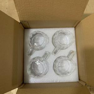 TEMU TFS 4개 350ml/18oz 크리스마스 트리 유리 커피 아이스 아메리카노 라떼 컵, 손잡이 포함 투명, 고 붕규산 유리 가정용 밀크 머그, 직접 가열 가능