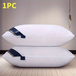 TEMU 1개 호텔 베개, 베개 코어, 편안하고 부드러운 강력한 지지력, 사계절 가정용, 커플에게 완벽한 크리스마스 선물