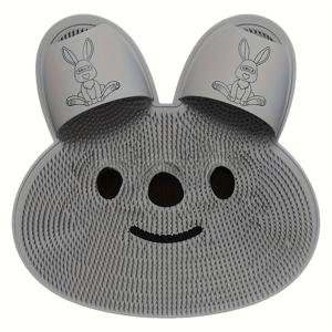 TEMU 발 마사지기, 게으른 브러시, 발바닥 마사지 매트, 가정용 욕실용 미끄럼 방지 풋 스크러버, 흡착컵 포함, 잘못된 발패드, 사계절용