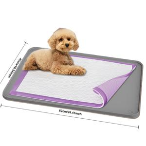 TEMU 튼튼한 누수 방지 강아지 훈련 매트 - 미끄럼 방지 애완 동물 배변 패드, 세척 용이, 냄새 방지, 실내/실외 사용에 적합, 케이지 훈련, 가정 훈련, 소형견 및 강아지에게 이상적, 애완 동물 주인 필수품|배변패드