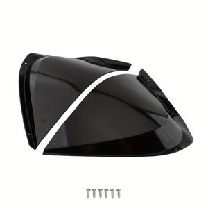 TEMU 1세트 PC 소재 레그 쉴드, 혼다 PCX125/150/160 2021-2024 전용, 전면 좌/우 윈드 가드