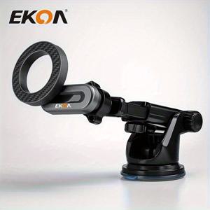 TEMU 흡착식 자석 차량용 휴대폰 거치대, 고강도 ABS 소재, 원핸드 조작, 매그세이프 호환, 길이 조절 가능, 미끄럼 방지 표면, 고품질 금속 후크 자석 차량용 휴대폰 홀더, 아이폰 16 15 14 13 12 프로 맥스 플러스용