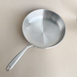 TEMU 헤비 듀티 11인치 (28cm) 스테인리스 스틸 프라이팬, 논스틱 표면, 전문가 및 가정용 주방을 위해 설계됨. 균일한 열 분산을 위한 두꺼운 받침대, 가스, 전기용으로 적합