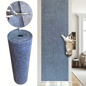 TEMU 자착식 고양이 스크래칭 매트 / 다기능 내구성 고양이 스크래칭 보드 / 인터랙티브 애완동물 등반 매트 / 내마모성 폴리에스터