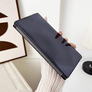 TEMU 이 케이스는 삼성 갤럭시 모델 S26, S25, S24, S23, S22, S21 FE/PLUS/ULTRA 및 NOTE 20 ULTRA용으로 설계되었습니다. 고급스러운 미러 뷰 스마트 플립 디자인으로, 인조 가죽으로 제작되었으며 생일 및 휴일 선물로 최고의 선택입니다.|폰케이스|S22케이스