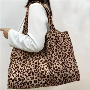 TEMU 대용량 프린트 토트백 | 넉넉한 공간, 접이식, 가볍고 내구성이 뛰어나며, 데일리, 여행, 직장, 파티에 적합 - 캐주얼 및 포멀 의상에 완벽, 실용적인 출퇴근 및 파티 필수품, 스타일리시한 다기능 핸드백 (Af 포함)