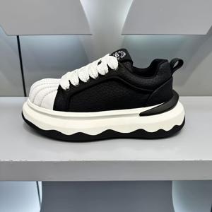 TEMU 스타일리시하고 트렌디한 남성용 통기성 가벼운 신형 두꺼운 밑창 캐주얼 키높이 인기 스니커즈