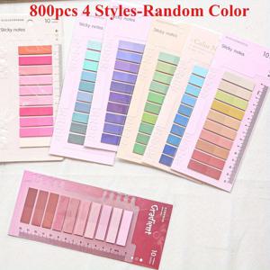 TEMU 주석을 위한 800개 책 탭, 투명 스티키 노트북 페이지 마커, 쓰기 가능하고 재배치 가능한 북 플래그 스트립