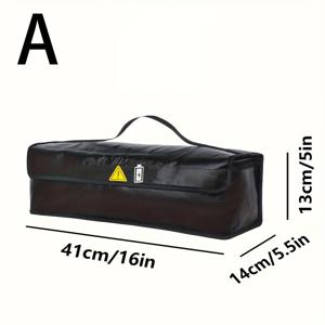 TEMU 리튬 배터리 보관 가방, 전기 자전거 리튬 배터리 팩, 리튬 배터리 보관, 운반 및 충전을 위한 안전 가방, 전기 자전거 배터리를 위한 넉넉한 보호 커버, 비충전식.