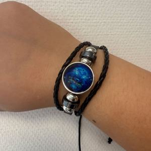 TEMU 12가지 별자리 중에서 선택하세요 – 별자리가 새겨진 수제 꼬임 야광 팔찌, 패셔너블하고 조절 가능하며 선물, 일상 사용, 신학기 또는 할로윈 스타일로 이상적입니다!