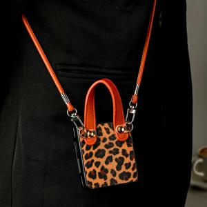 TEMU 폰 케이스: 1개 프린트 PU 가죽 가방 디자인 크로스바디 스트랩 안티드롭 접이식 폰 케이스, 갤럭시 Z 플립3 5G, 갤럭시 호환