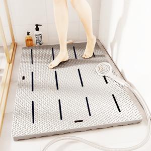 TEMU 욕실용 미끄럼 방지 매트, 샤워용 낙하 방지 두꺼운 폼 매트, 고품질 매트, 높은 배수성 매트, 욕실에 적합