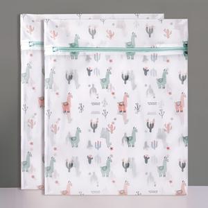 TEMU 2팩 대형 메쉬 세탁 가방, 19.29 x 15.75 인치, 니트 소재, 스웨터, 속옷, 브라용 다목적 세탁기 가방, 주름 방지 옷 필터, 지퍼 잠금 장치