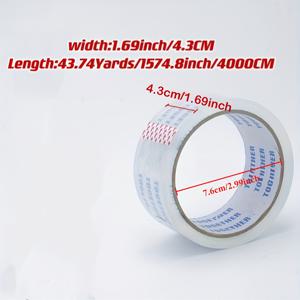 TEMU 포장 테이프, 운송 테이프, 투명 포장 테이프 롤, 이사용 테이프