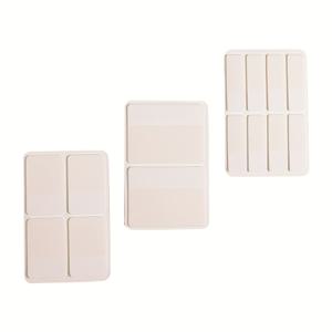 TEMU 3장 560매 순백색 인덱스 스티커, 고점도 방수 스티키 노트, 작업 공간 정리, 학습 메모, 세련된 사무용품, 순백색 디자인, 내구성 있는 스티키 패드, 종이 품질, 메모 패드, 접착식 노트, 직장인, 전문가용