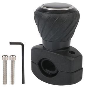 TEMU 360° 파워 스티어링 휠 스피너 노브 - 헤비듀티 ABS & 메탈 볼 베어링 핸드 컨트롤, 미끄럼 방지 그립, 트럭, 트랙터, 지게차, 보트용 쉬운 설치 - 좌/우핸들 호환 (LHD/RHD)