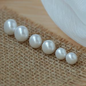 TEMU 여성용 우아한 모조 진주 스터드 귀걸이 3쌍 - 클래식 라운드 비즈 디자인, 스테인리스 스틸, 또는 특별한 날에 완벽, 귀여운 귀걸이, 바캉스 주얼리, 주얼리, 내구성 좋은 주얼리